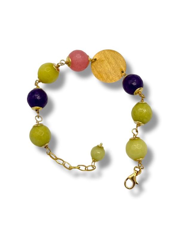 Bracciale donna con pietre colorate Giulia